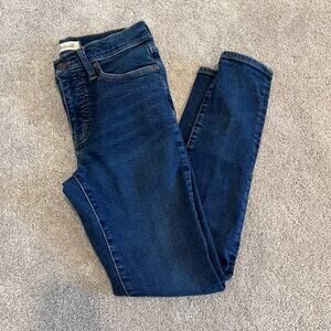 Madewell Women's 9in Mid Rise Skinny Jean‎ Medium Wash Size 27